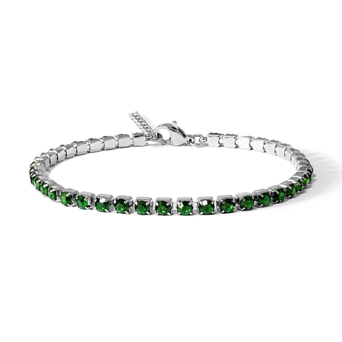 925 Sterling Silver Verdant Zirconia Bracelet