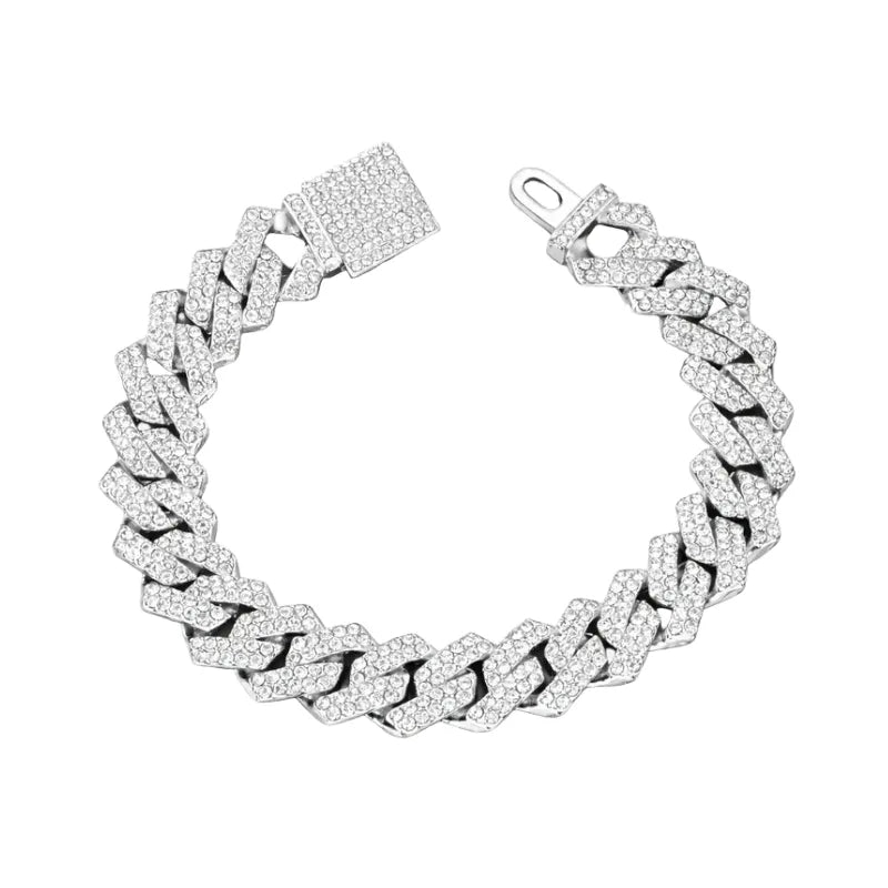 Monarch Iced Cuban Pavé Bracelet