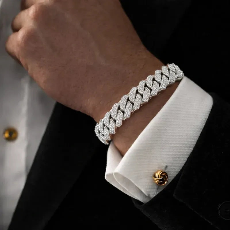 Monarch Iced Cuban Pavé Bracelet