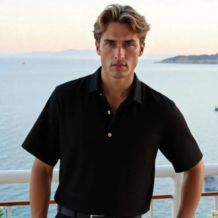 Camisa Polo de Linho Drovic Portofino®