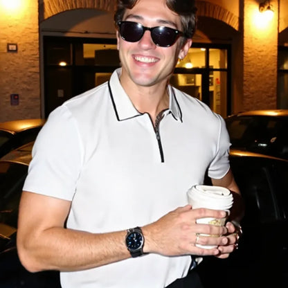 Polo in Maglia Marco Zip Uomo®