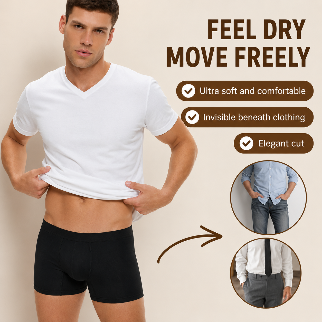 Buy 3, Get 6 Boxer Briefs + Free Socks