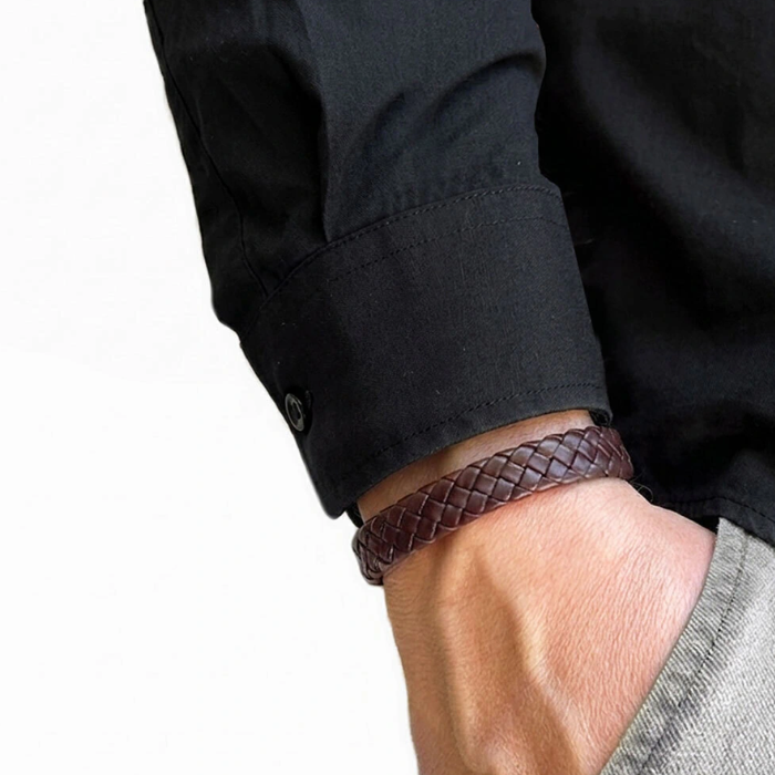 Heritage Genuine Leather Bracelet Set – 2 Pack