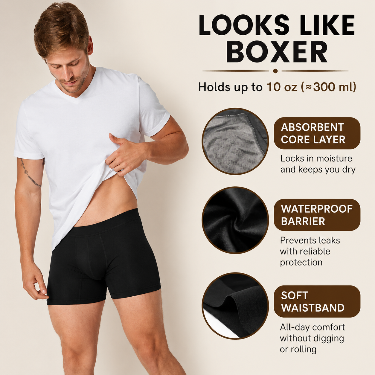 Buy 3, Get 6 Boxer Briefs + Free Socks