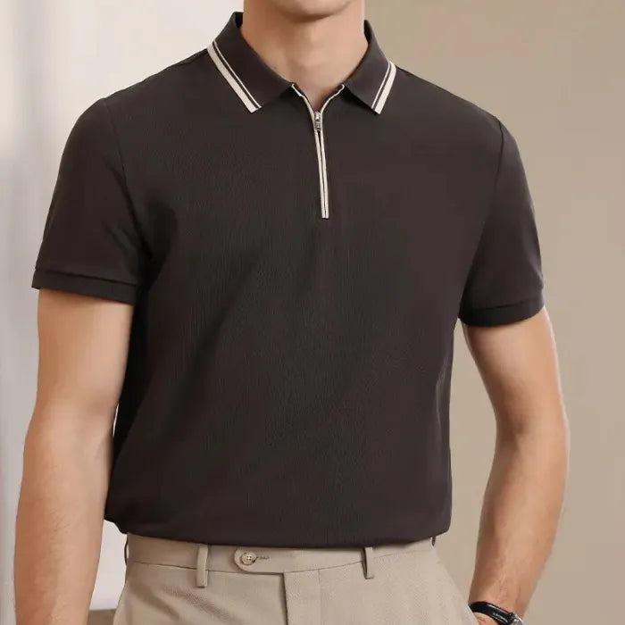 Polo in Maglia Marco Zip Uomo®
