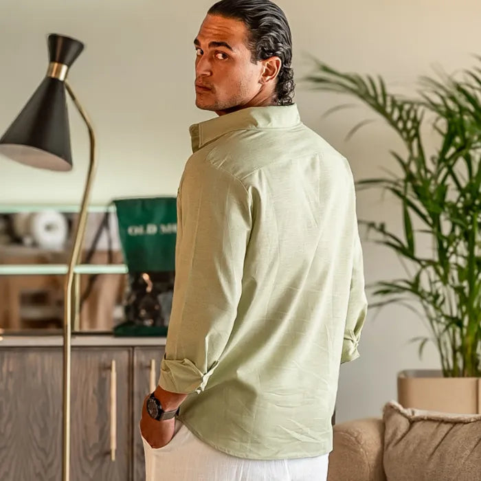 Men’s Linen Dress Shirt®