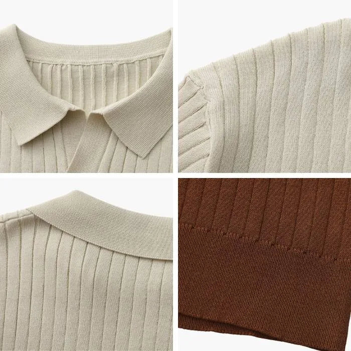 Firenze® Ribbed Polo Knit