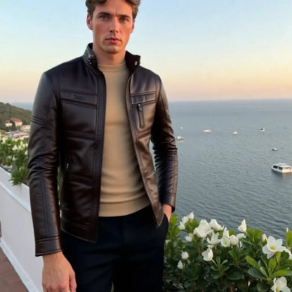 Giacca in Pelle Maschio®