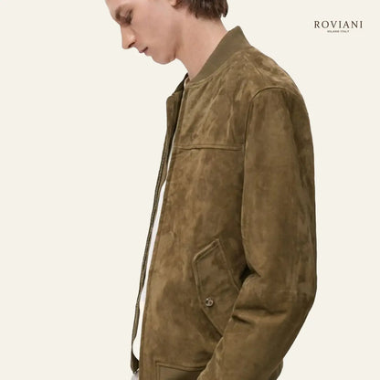 Giacca Maschile in Pelle Sintetica