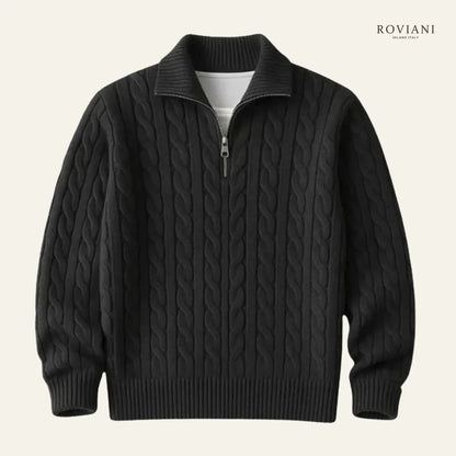 Maglione da Uomo Fontaine con Zip e Collo Alto®