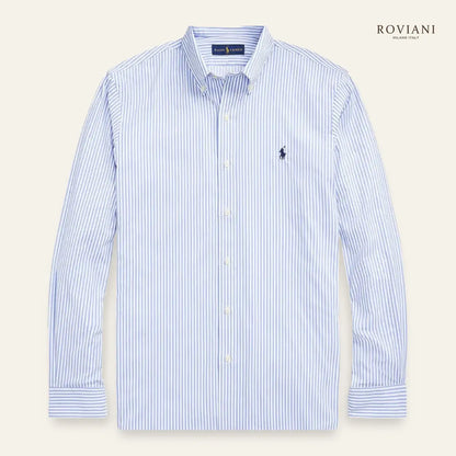 Camicia Sociale a Righe Slim TecStretch RL