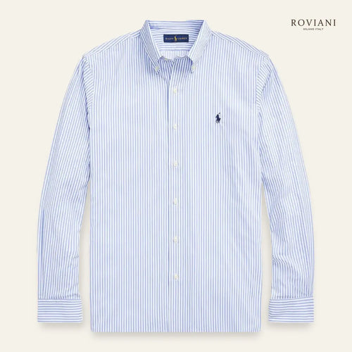 Camicia Sociale a Righe Slim TecStretch RL