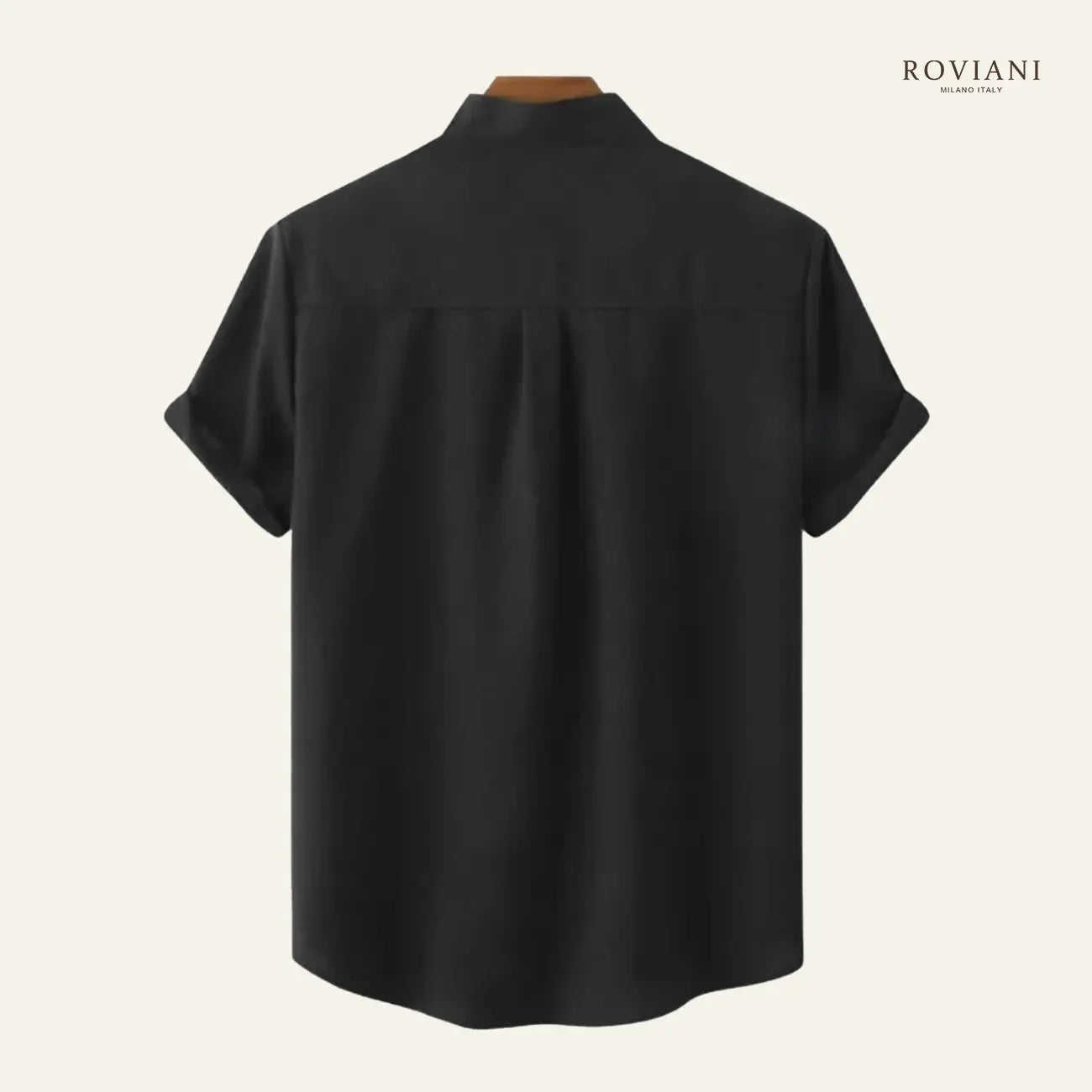 Camicia Maschile con Colletto alla Coreana®