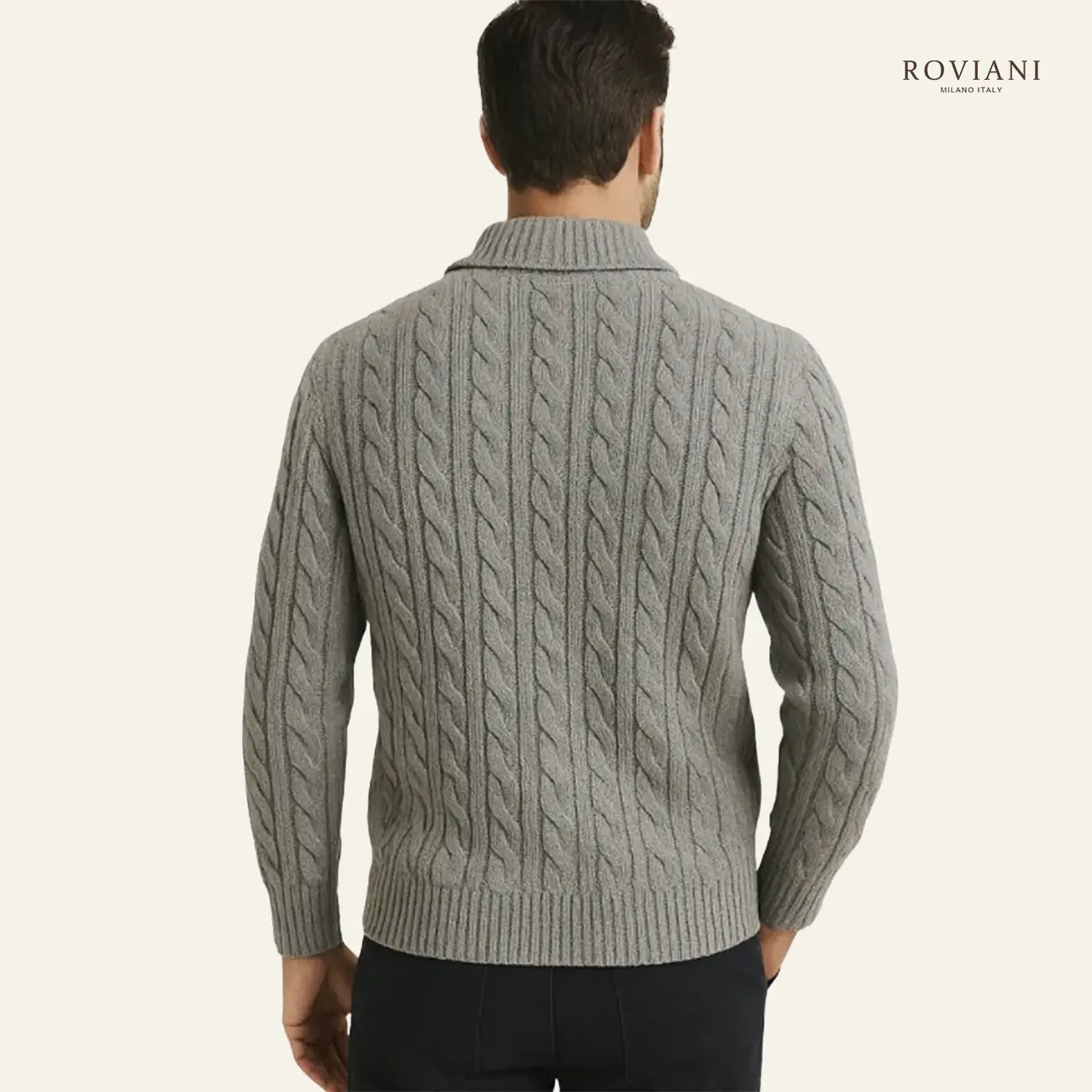 Fontaine® Men’s High-Neck Zip Sweater