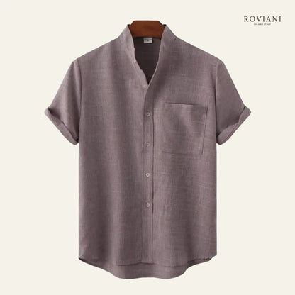 Camicia Maschile con Colletto alla Coreana®