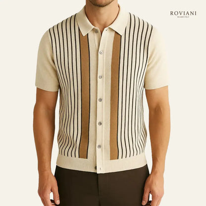 Maglia polo in maglia a righe Montelle®