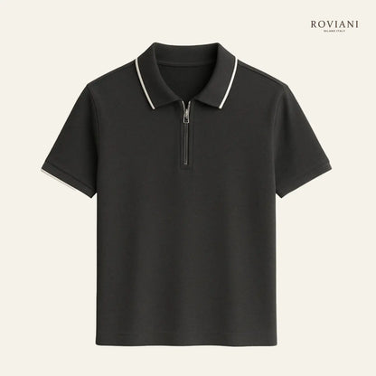 Maglia polo con zip Milano OldMoney®