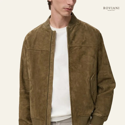 Giacca Maschile in Pelle Sintetica