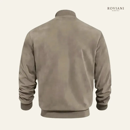 Giacca in Pelle Foderata Oslo Suede®