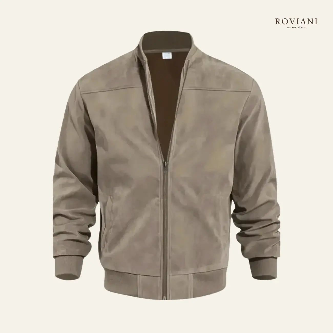 Giacca in Pelle Foderata Oslo Suede®