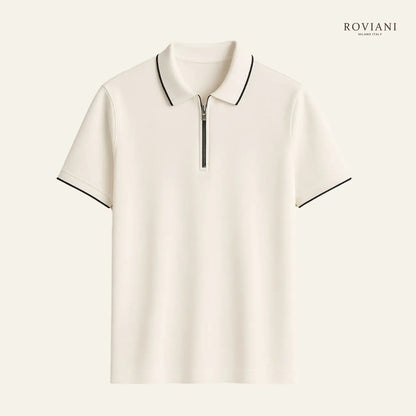 Maglia polo con zip Milano OldMoney®