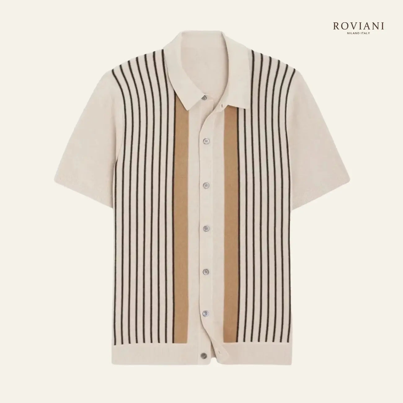 Maglia polo in maglia a righe Montelle®