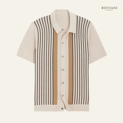 Maglia polo in maglia a righe Montelle®