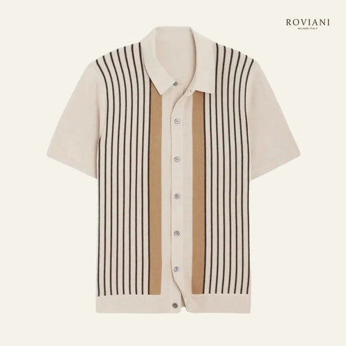 Maglia polo in maglia a righe Montelle®