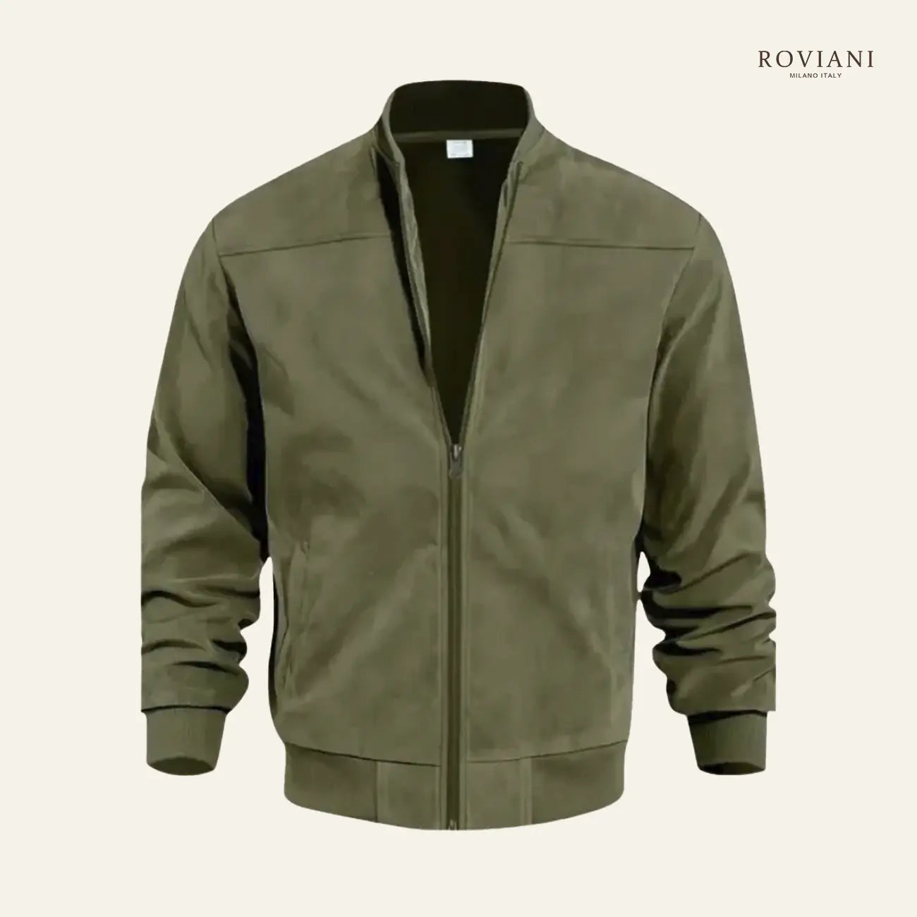 Giacca in Pelle Foderata Oslo Suede®