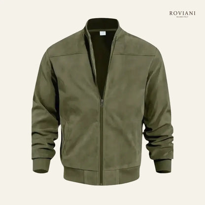 Giacca in Pelle Foderata Oslo Suede®