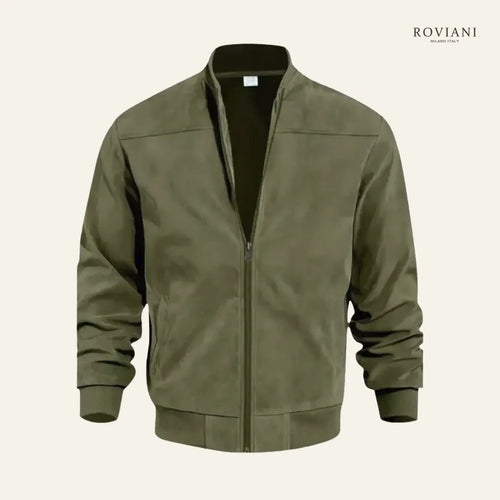 Giacca in Pelle Foderata Oslo Suede®