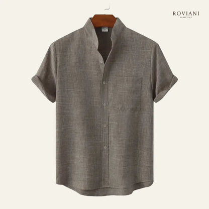 Camicia Maschile con Colletto alla Coreana®