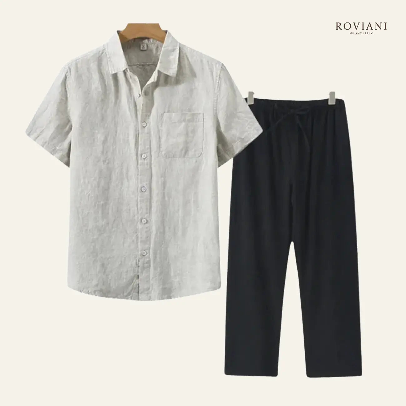 Set Sociale in Lino da Uomo®