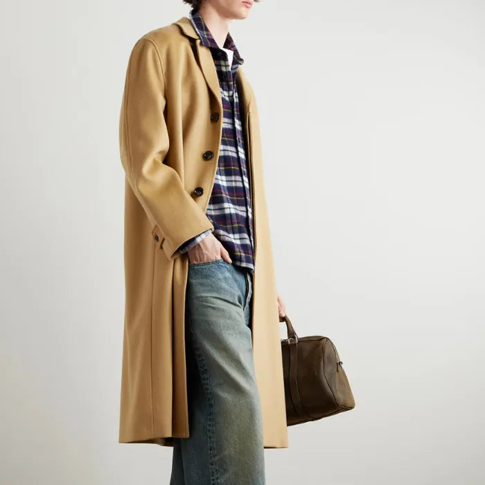 Cappotto in Lana Beige Fizzionato®