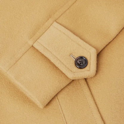 Cappotto in Lana Beige Fizzionato®